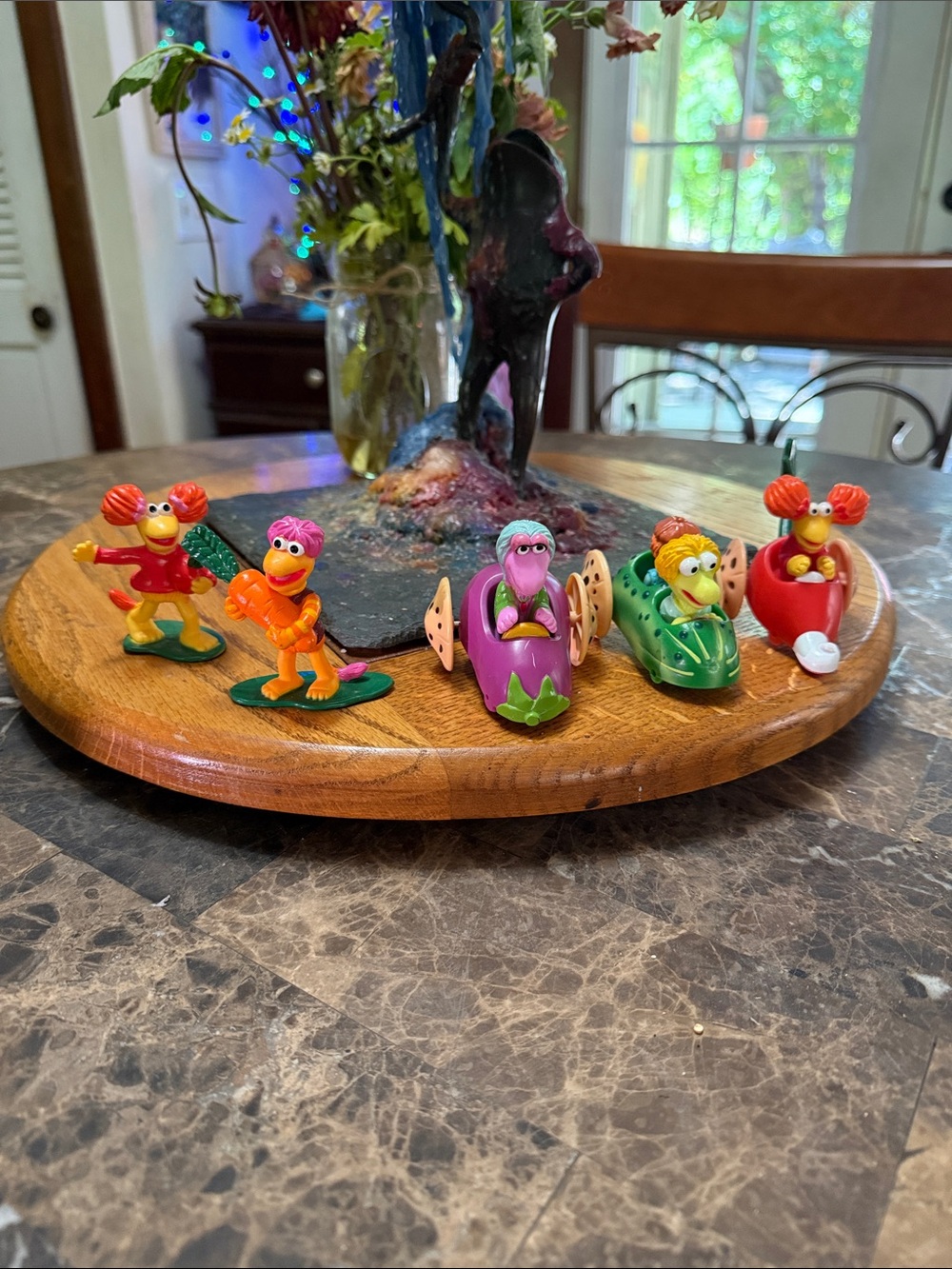VNTG 1988 McDonald’s Fraggle Rock Happy Meal Toy Lot. 5 Jim Henson Collectibles
